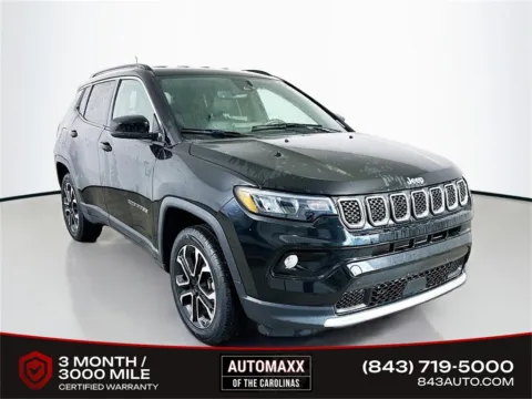 Black 2023 Jeep Compass Limited for sale in Summerville, SC