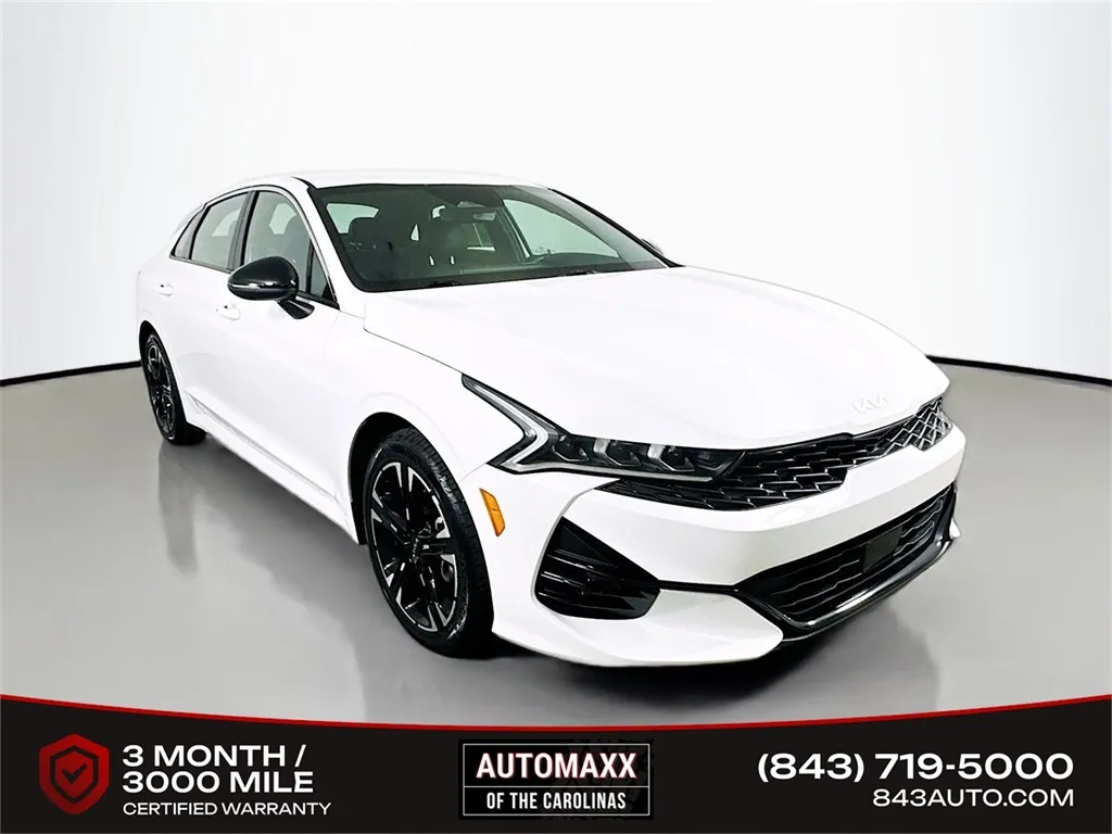 White 2024 Kia K5 GT-Line with Premium Package for sale in Summerville, SC