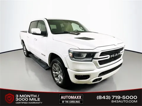 White 2022 Ram 1500 Laramie for sale in Summerville, SC