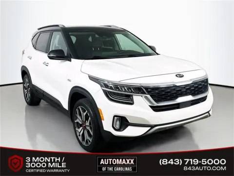 White 2021 Kia Seltos SX for sale in Summerville, SC