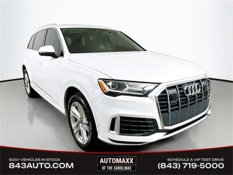 White 2023 Audi Q7 55 Premium Plus for sale in Summerville, SC