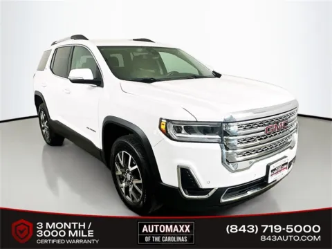 White 2022 GMC Acadia SLE for sale in Summerville, SC