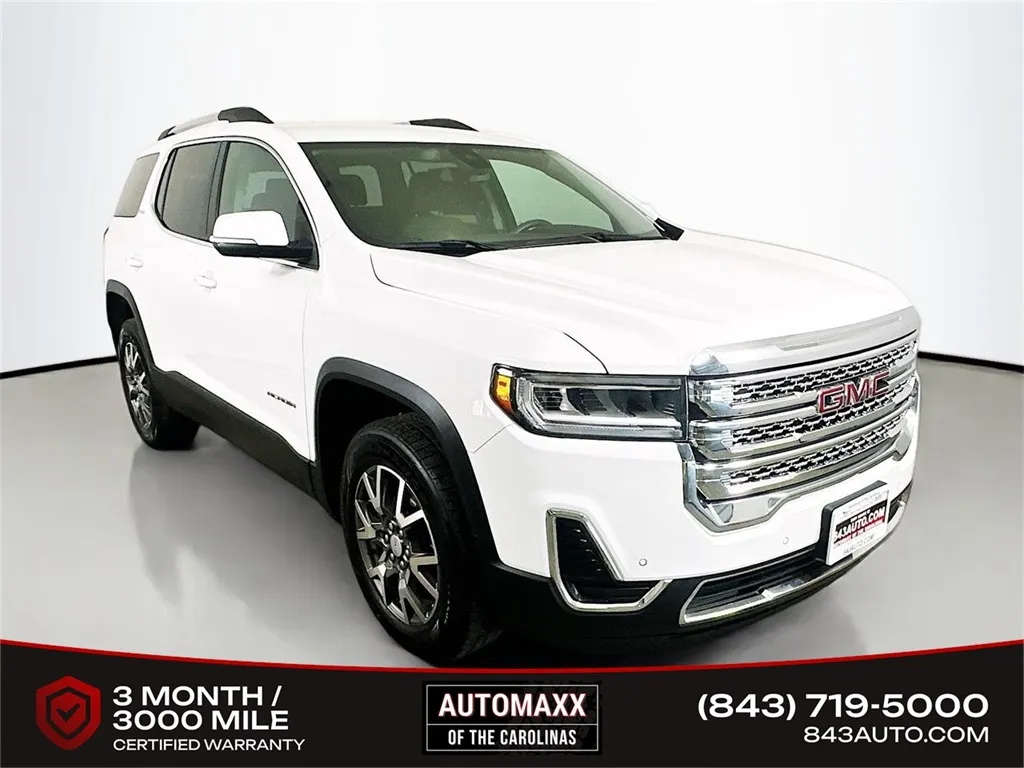 White 2022 GMC Acadia SLE for sale in Summerville, SC