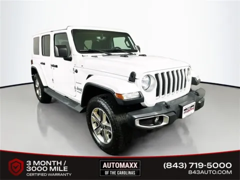White 2018 Jeep Wrangler Unlimited Sahara for sale in Summerville, SC