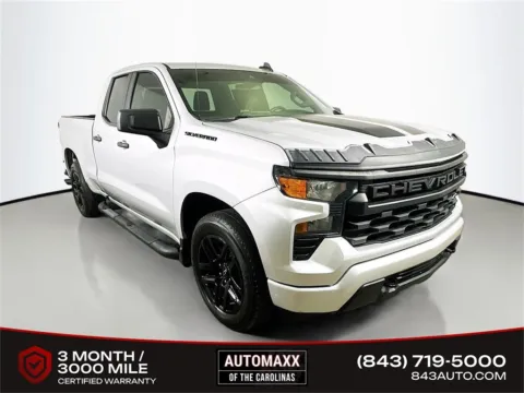Silver 2022 Chevrolet Silverado 1500 Custom for sale in Summerville, SC