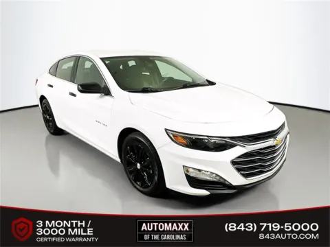White 2021 Chevrolet Malibu LT for sale in Summerville, SC