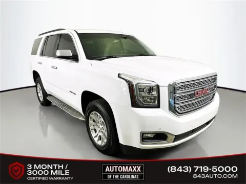 White 2017 GMC Yukon SLT for sale in Summerville, SC