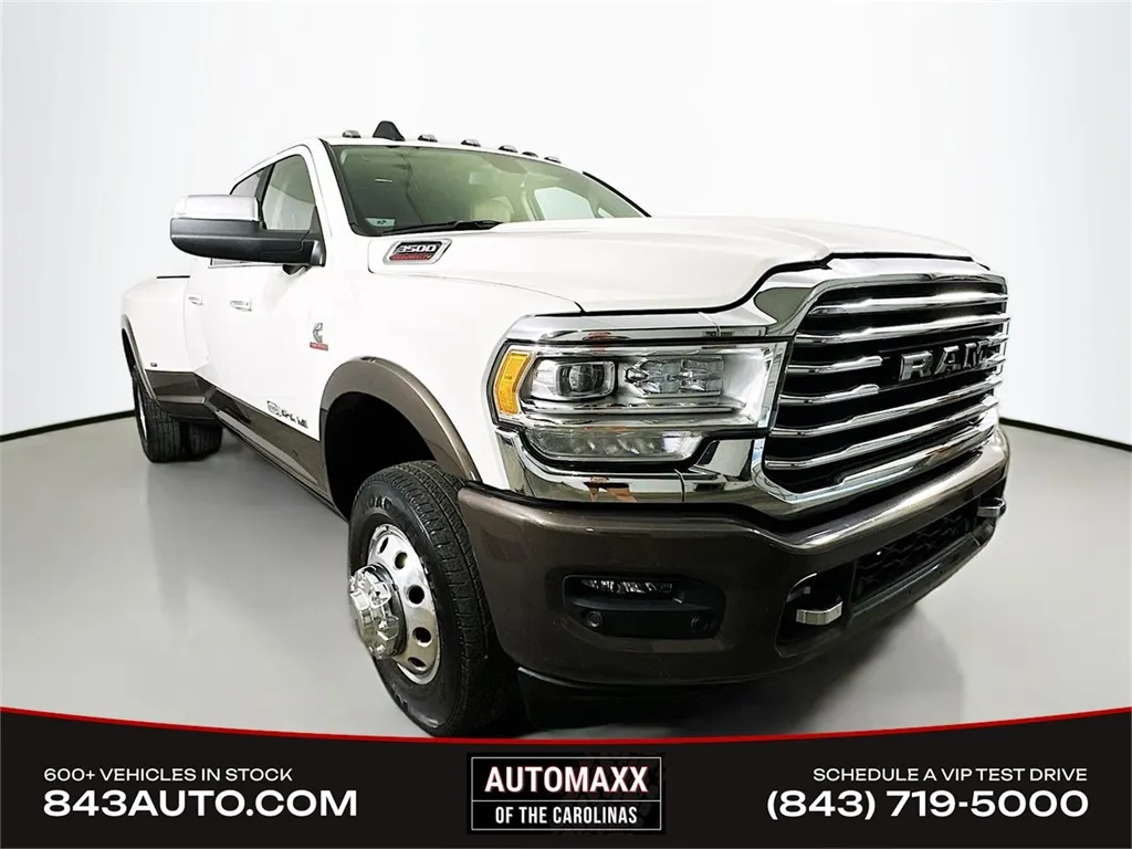 White 2022 Ram 3500 Laramie Longhorn for sale in Summerville, SC