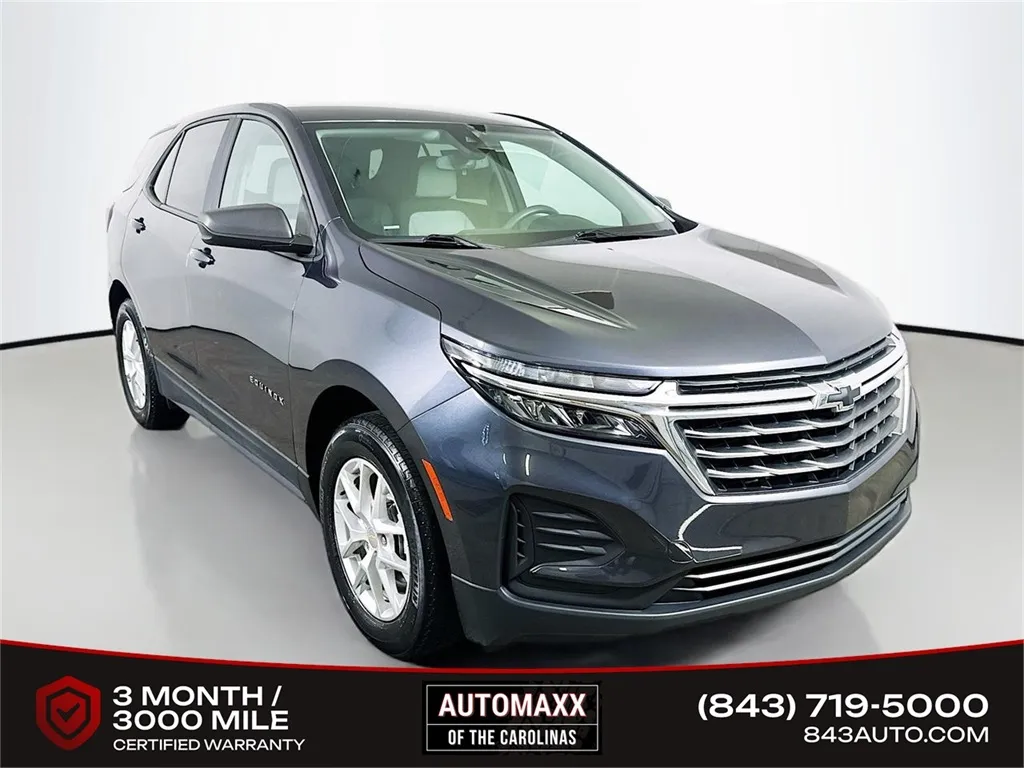 Gray 2022 Chevrolet Equinox LS for sale in Summerville, SC