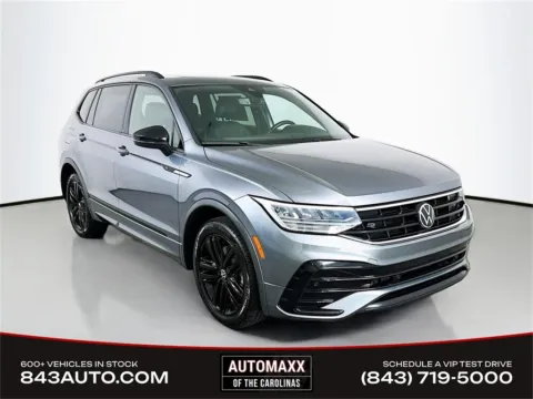 Gray 2022 Volkswagen Tiguan 2.0T SE R-Line Black for sale in Summerville, SC