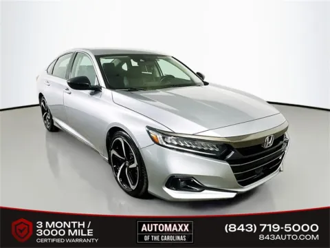 Silver 2021 Honda Accord Sport Special Edition for sale in Summerville, SC