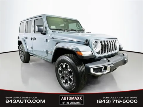 Gray 2024 Jeep Wrangler Sahara for sale in Summerville, SC