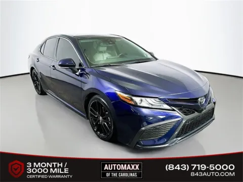 Blue 2022 Toyota Camry XSE V6 for sale in Summerville, SC