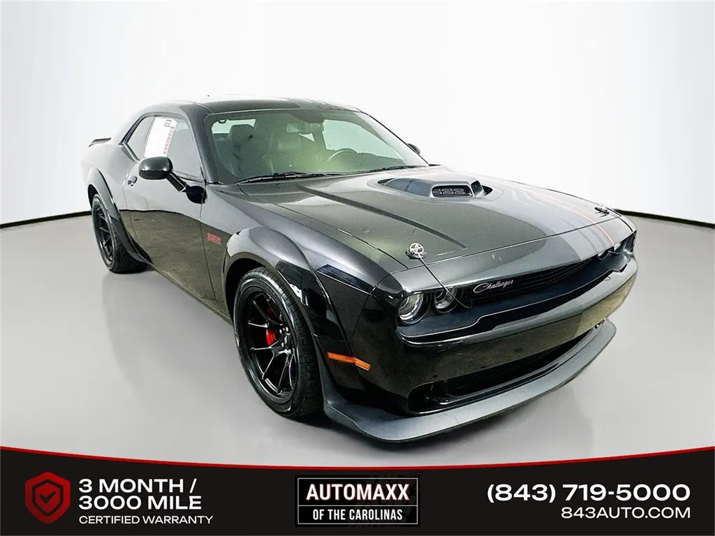 Black 2023 Dodge Challenger R/T Scat Pack Widebody for sale in Summerville, SC