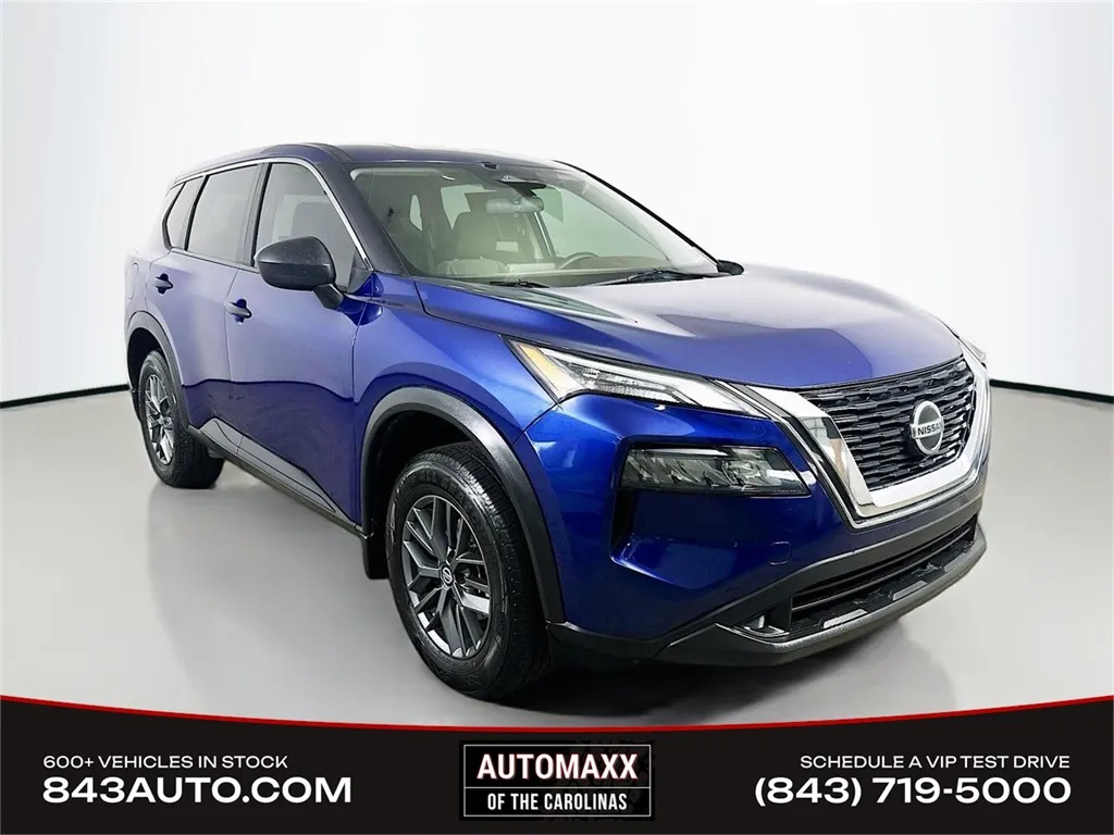 Blue 2021 Nissan Rogue S for sale in Summerville, SC