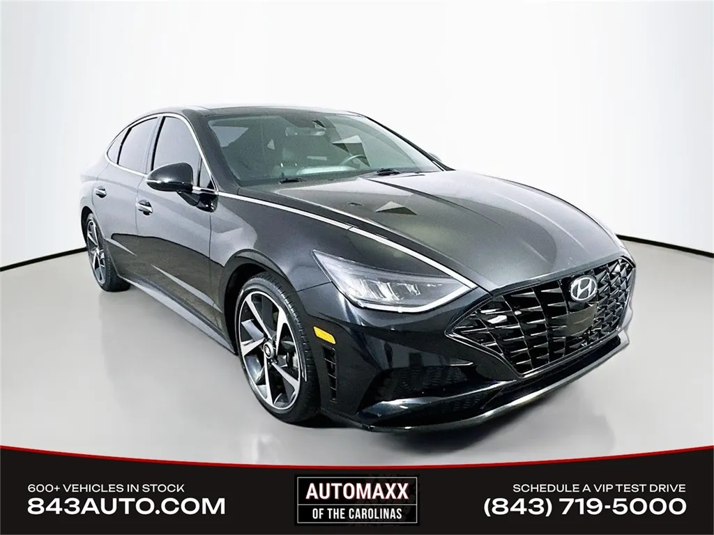 Black 2022 Hyundai Sonata SEL Plus for sale in Summerville, SC