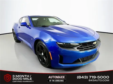 Blue 2021 Chevrolet Camaro 1LT for sale in Summerville, SC