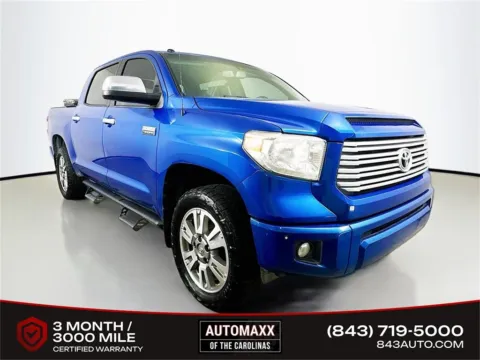 Blue 2017 Toyota Tundra Platinum for sale in Summerville, SC
