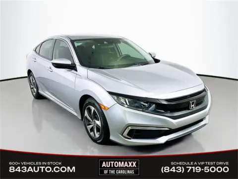 Silver 2019 Honda Civic LX for sale in Summerville, SC