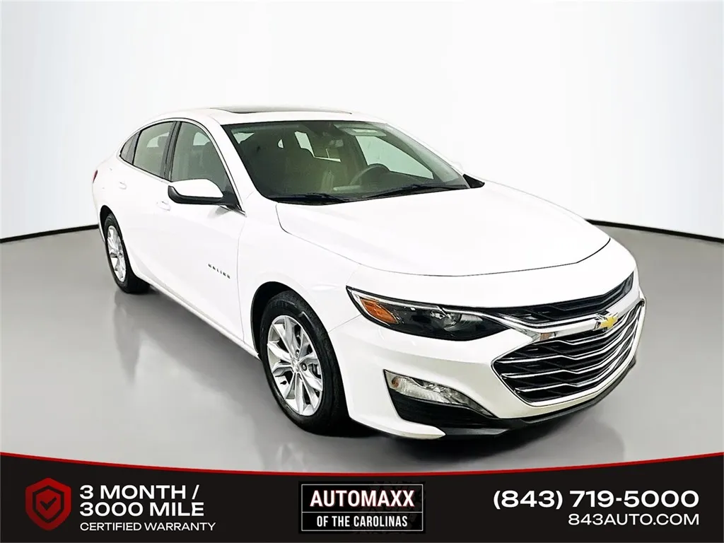 White 2023 Chevrolet Malibu LT for sale in Summerville, SC