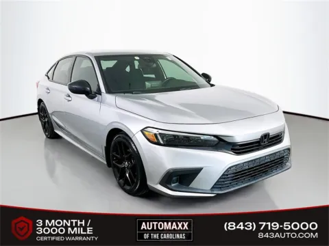 Silver 2022 Honda Civic Sport for sale in Summerville, SC