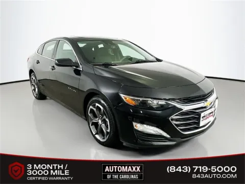 Black 2023 Chevrolet Malibu LT for sale in Summerville, SC
