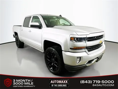Silver 2018 Chevrolet Silverado 1500 LT for sale in Summerville, SC