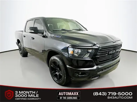 Black 2021 Ram 1500 Big Horn/Lone Star for sale in Summerville, SC