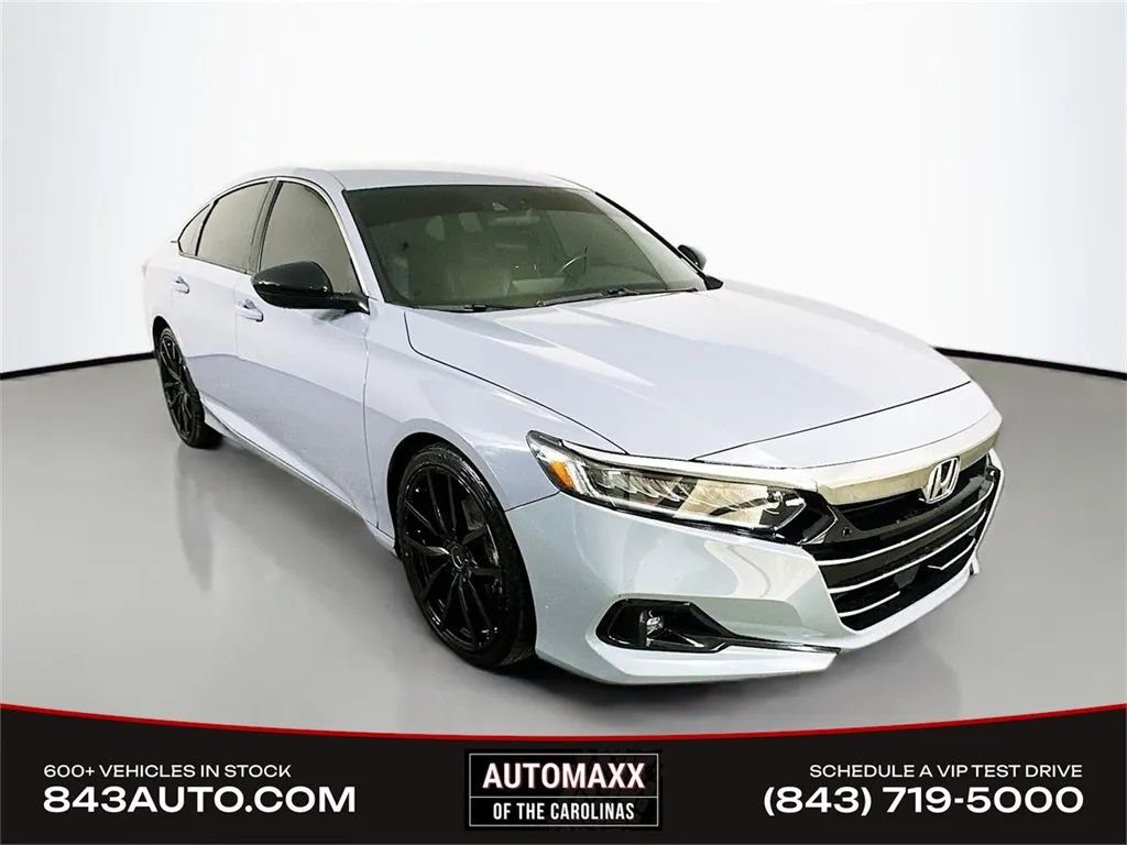 Blue 2022 Honda Accord Sport for sale in Summerville, SC