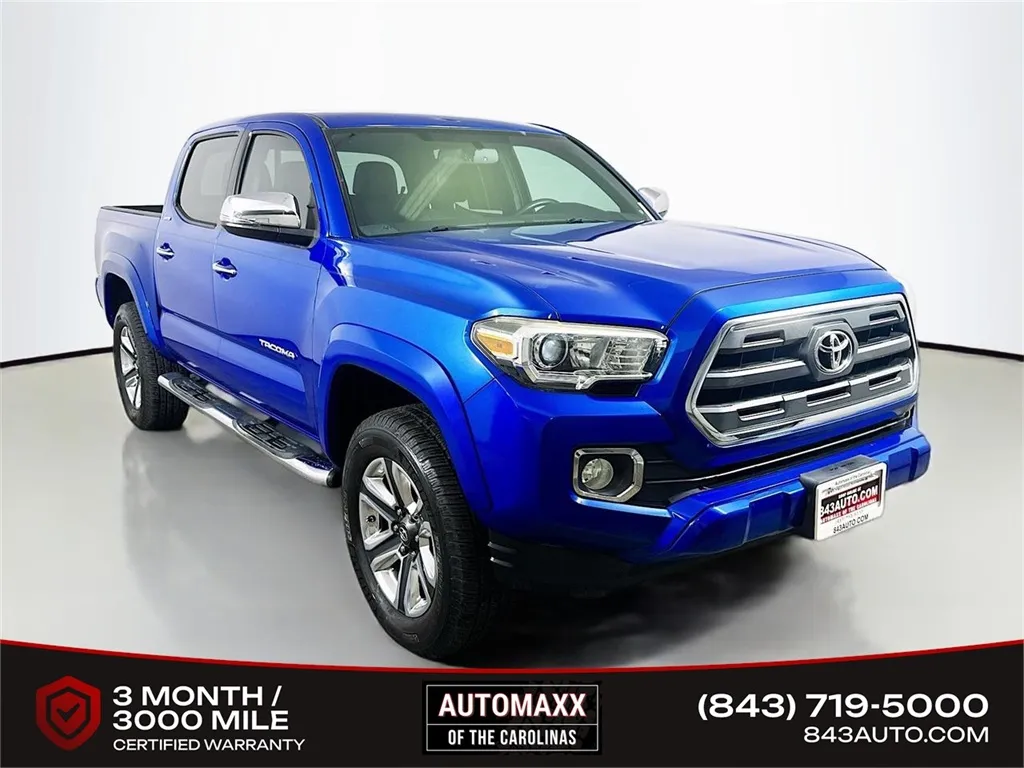 Blue 2016 Toyota Tacoma Limited for sale in Summerville, SC