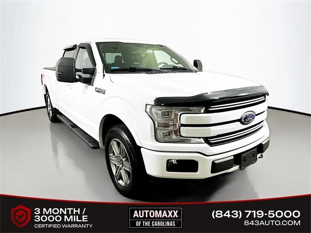 White 2018 Ford F-150 Lariat for sale in Summerville, SC