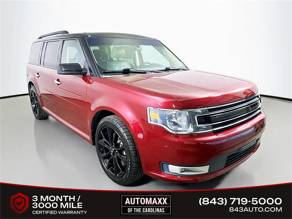 Red 2018 Ford Flex SEL for sale in Summerville, SC