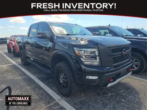 Black 2021 Nissan Titan PRO-4X for sale in Summerville, SC