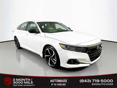 White 2021 Honda Accord Sport for sale in Summerville, SC
