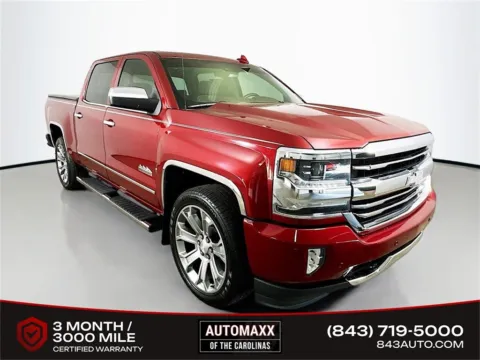 Red 2018 Chevrolet Silverado 1500 High Country for sale in Summerville, SC