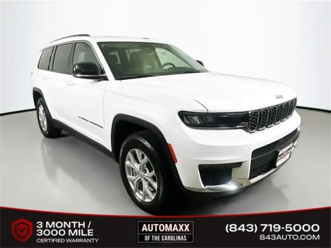 White 2024 Jeep Grand Cherokee L Limited for sale in Summerville, SC