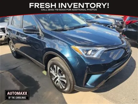 Blue 2018 Toyota RAV4 LE for sale in Summerville, SC