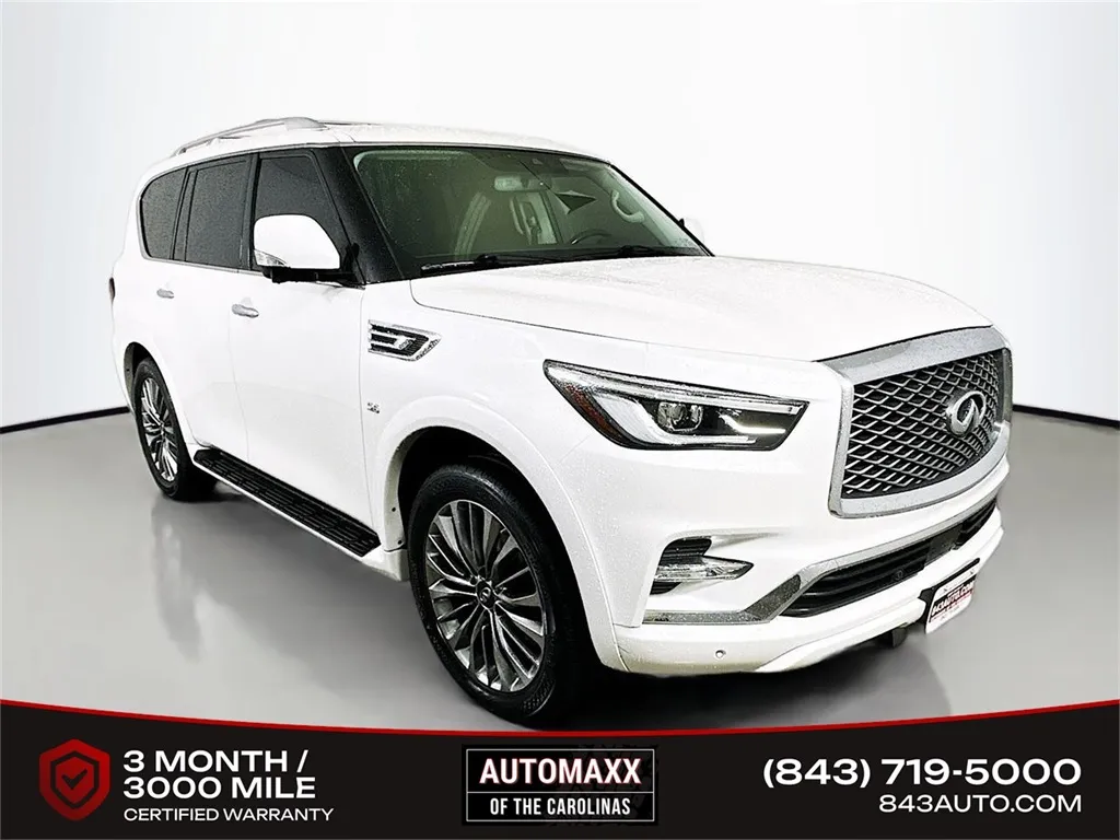 White 2019 INFINITI QX80 LUXE for sale in Summerville, SC