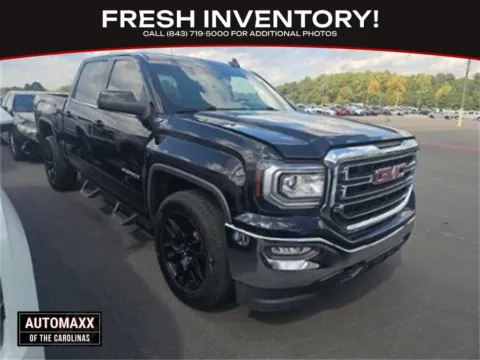 Black 2017 GMC Sierra 1500 SLE for sale in Summerville, SC