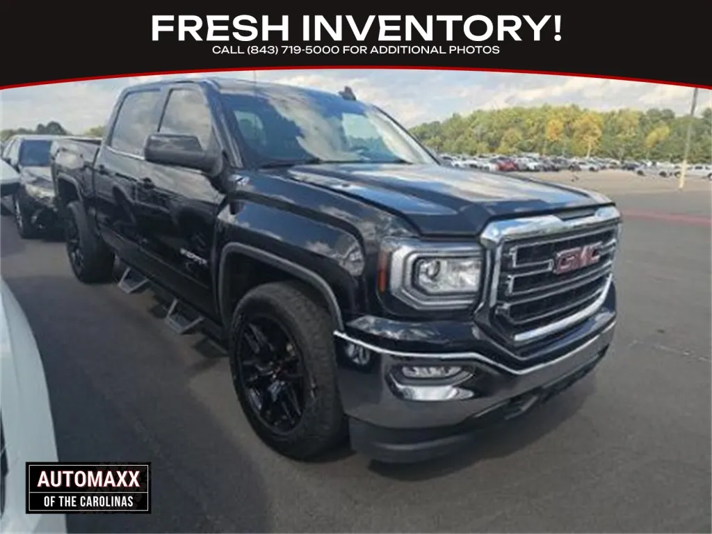 Black 2017 GMC Sierra 1500 SLE for sale in Summerville, SC