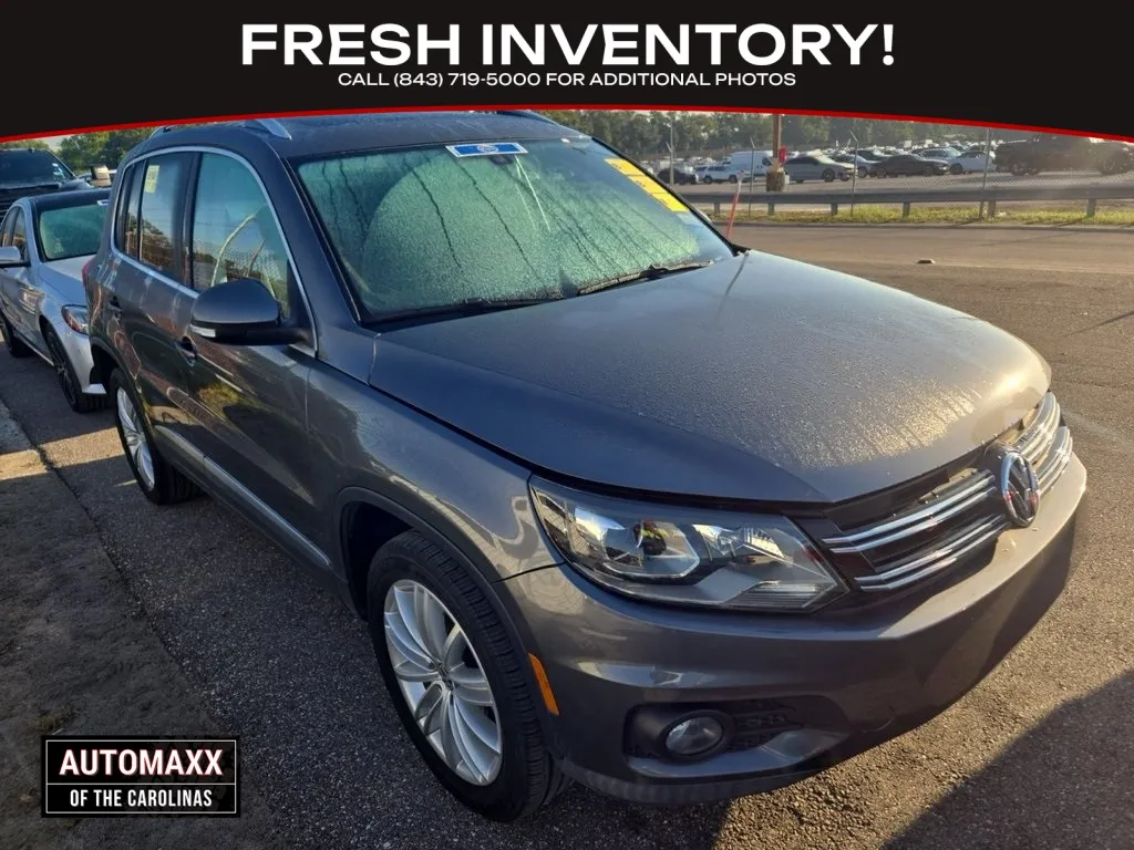 Gray 2016 Volkswagen Tiguan SE for sale in Summerville, SC