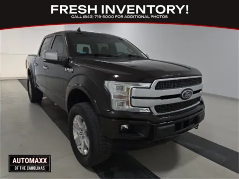 Red 2018 Ford F-150 Platinum for sale in Summerville, SC