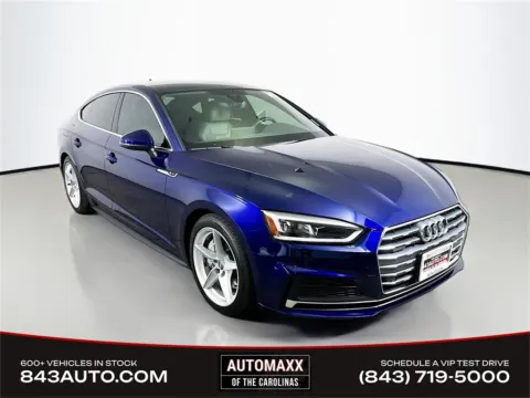 Blue 2019 Audi A5 Sportback Premium Plus for sale in Summerville, SC