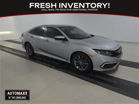 Silver 2021 Honda Civic EX for sale in Summerville, SC