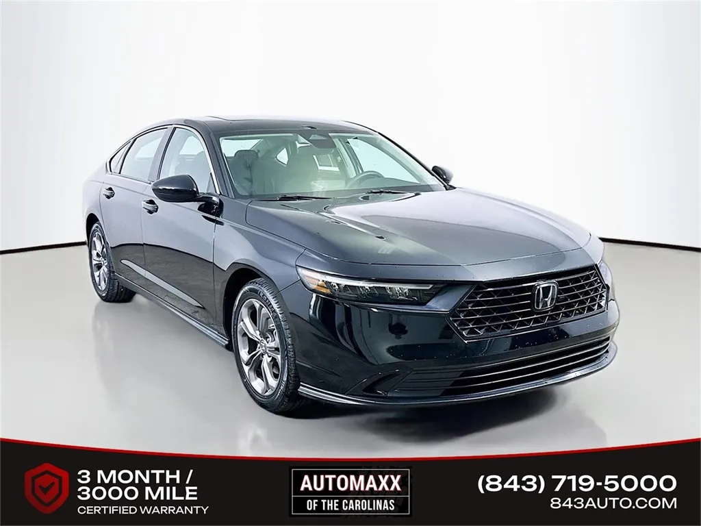 Black 2024 Honda Accord EX for sale in Summerville, SC