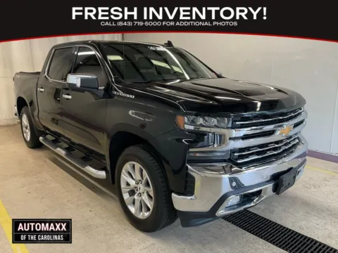 Black 2019 Chevrolet Silverado 1500 LTZ for sale in Summerville, SC