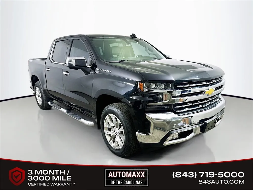 Black 2019 Chevrolet Silverado 1500 LTZ for sale in Summerville, SC