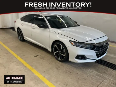 White 2022 Honda Accord Sport for sale in Summerville, SC