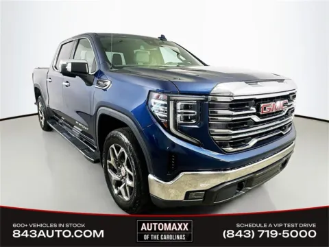 Blue 2022 GMC Sierra 1500 SLT for sale in Summerville, SC