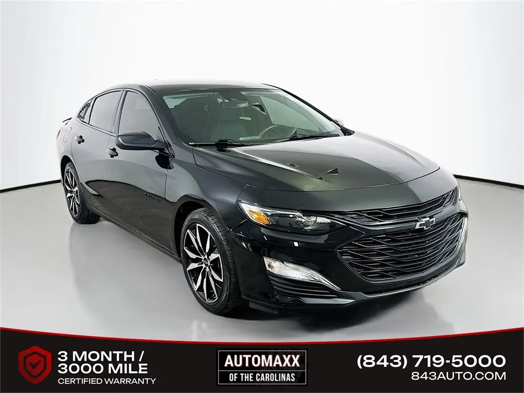 Black 2022 Chevrolet Malibu RS for sale in Summerville, SC